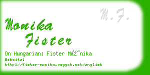 monika fister business card